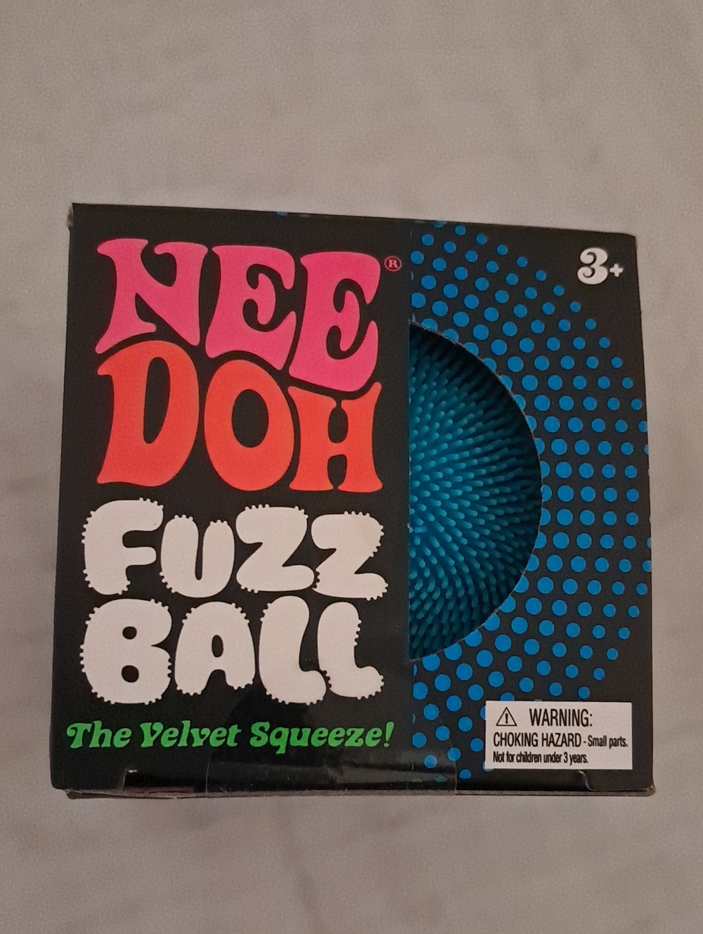 Fuzz Ball Velvet Squeeze - Blue